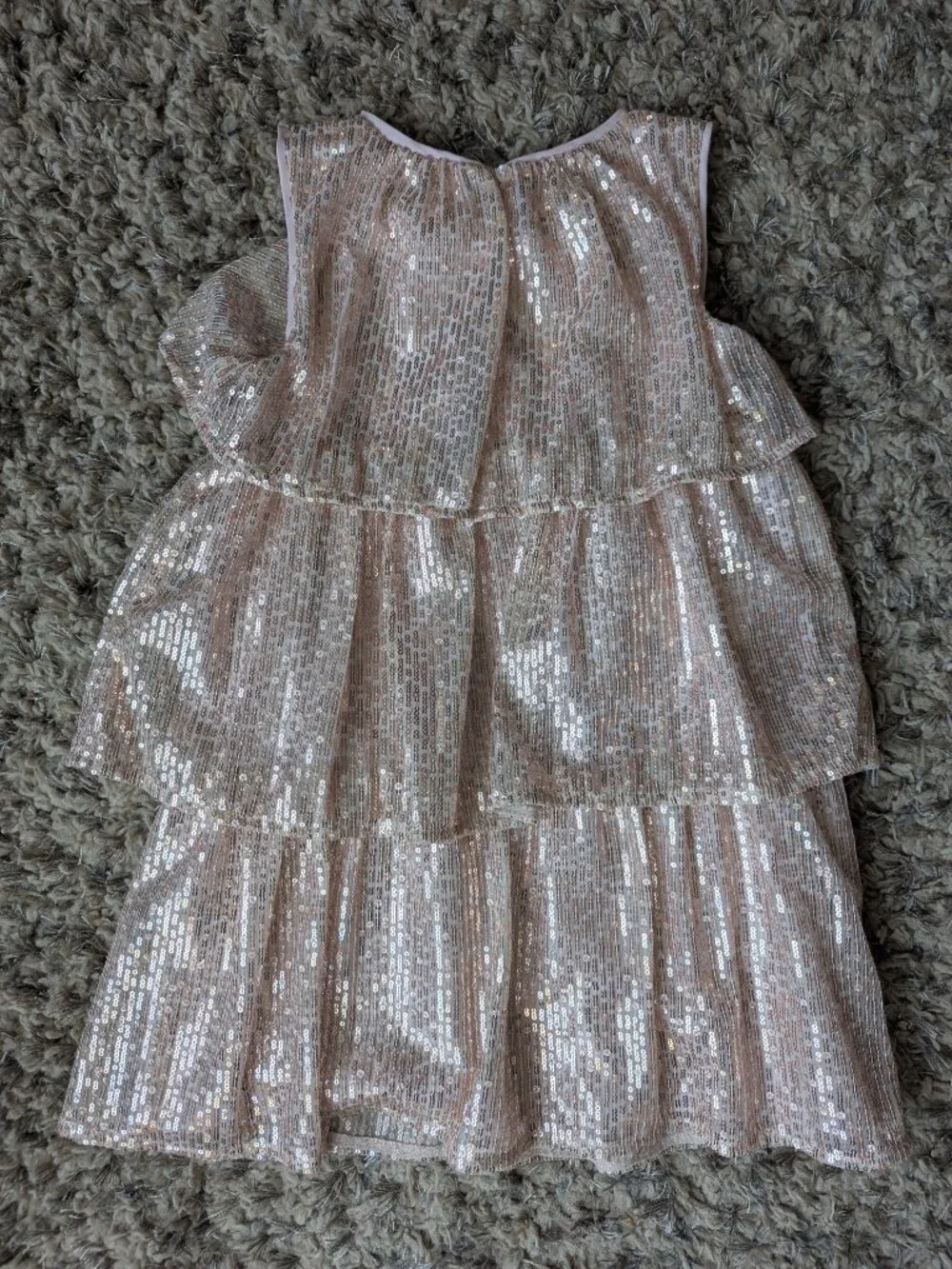 Cat & Jack gold sequin dress